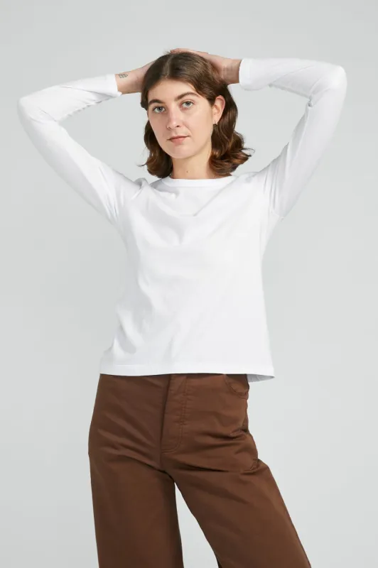 Last One! Organic Longsleeve White sold by Vege Threads