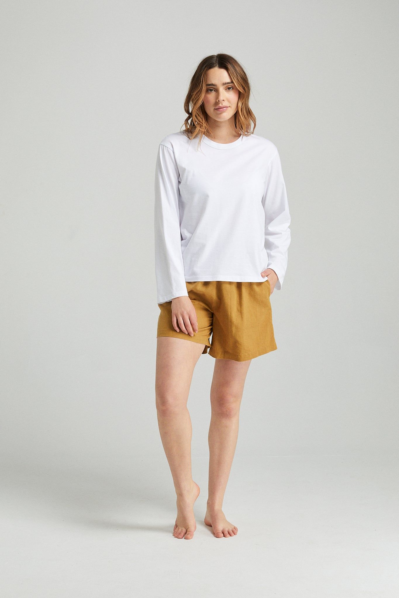 Organic Relaxed Longsleeve Tee sold by Vege Threads product image thumbnail 3