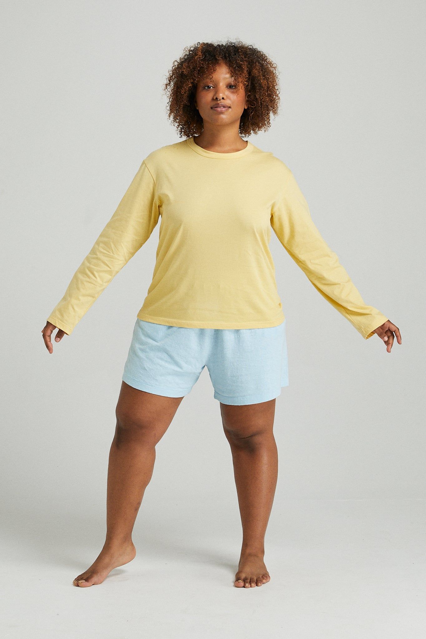 Organic Relaxed Longsleeve Tee sold by Vege Threads product image thumbnail 4