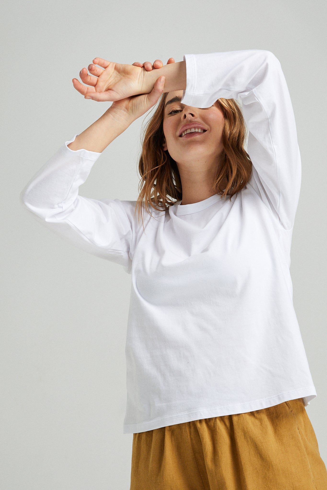 Organic Relaxed Longsleeve Tee sold by Vege Threads