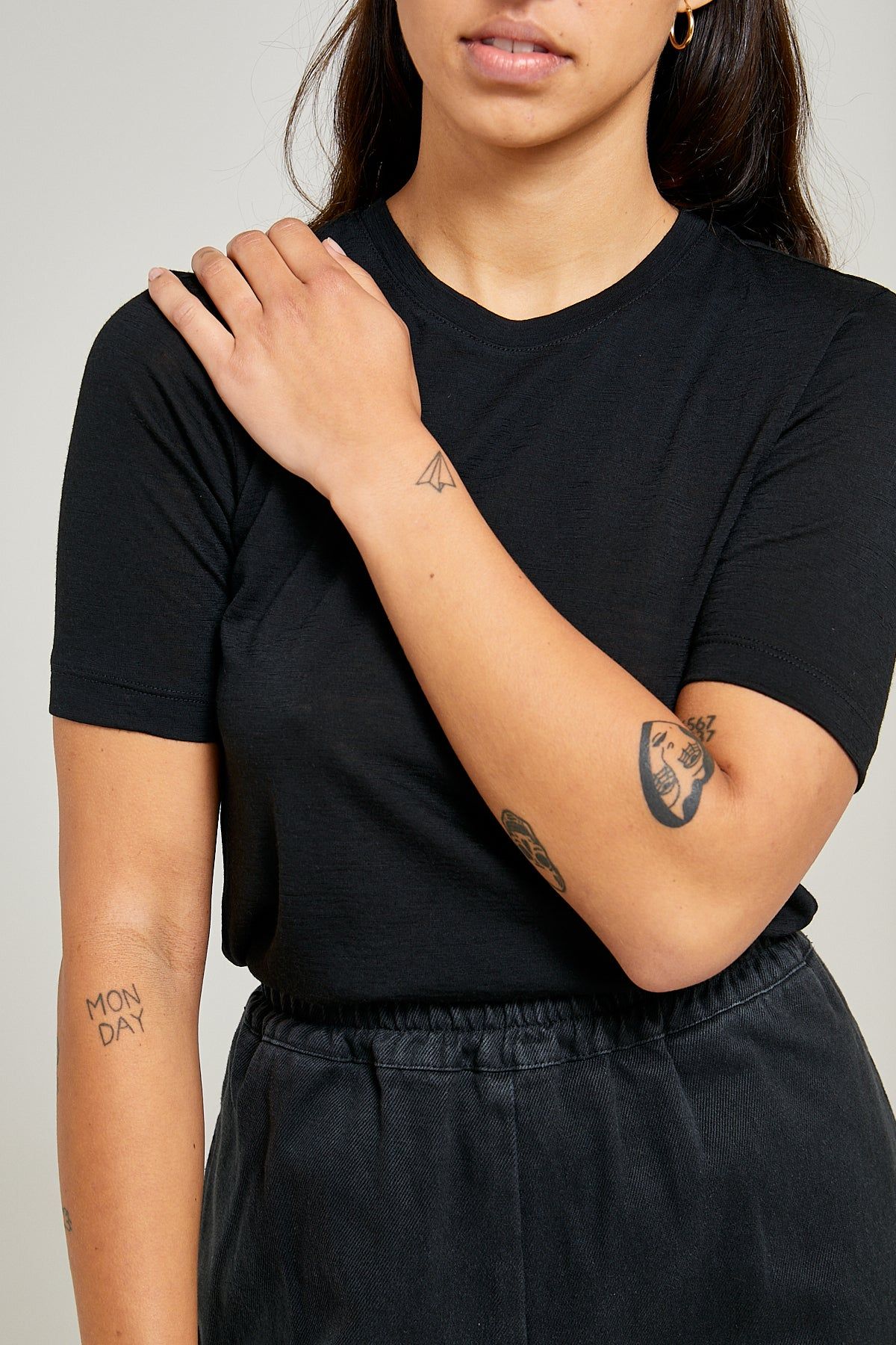 Merino Fitted Tee sold by Vege Threads product image thumbnail 5