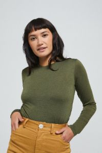 Merino Longsleeve Tee sold by Vege Threads
