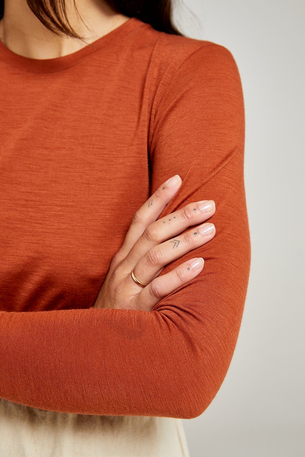 Merino Longsleeve Tee sold by Vege Threads product image thumbnail 3