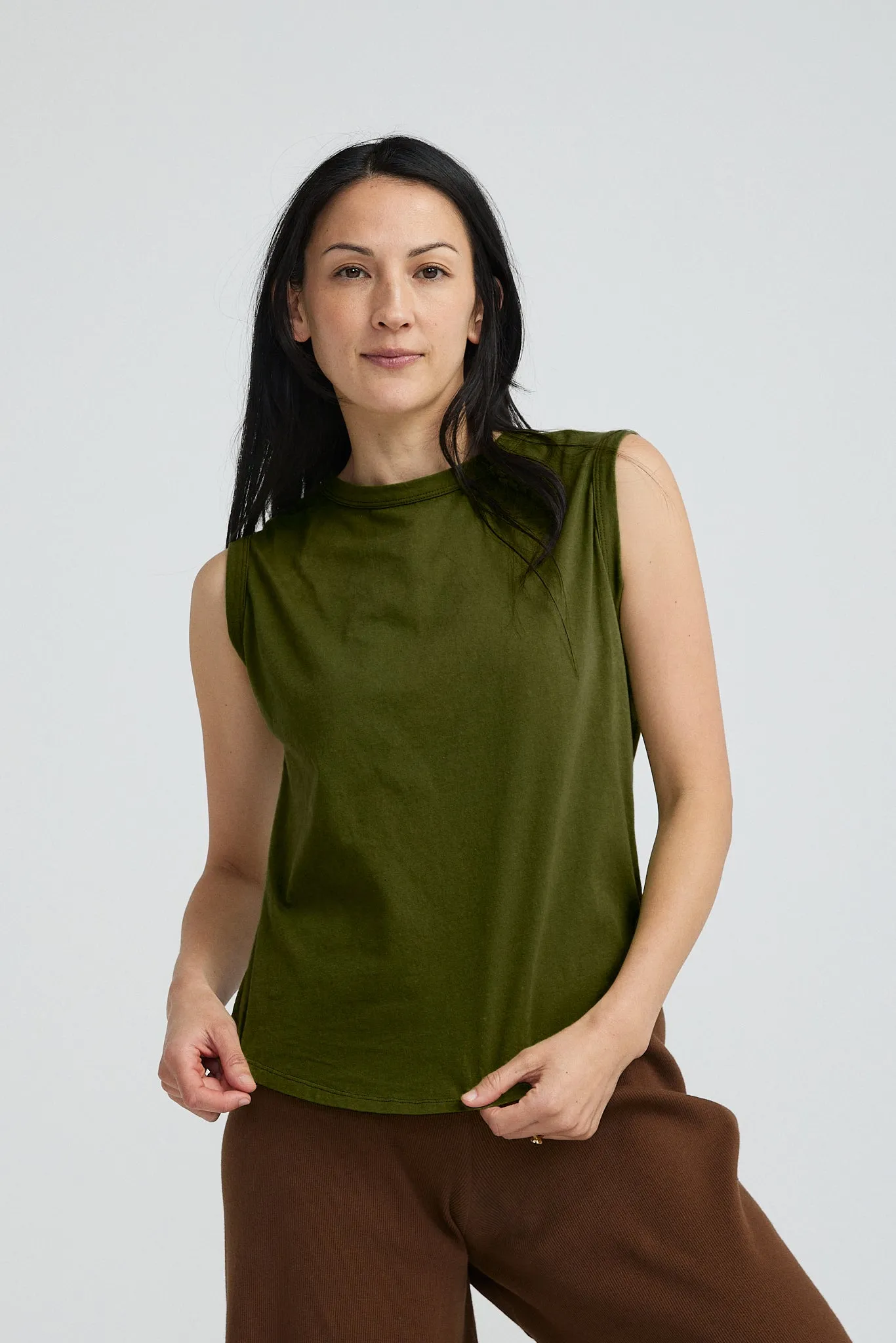 Organic Boxy Tank sold by Vege Threads product image thumbnail 5