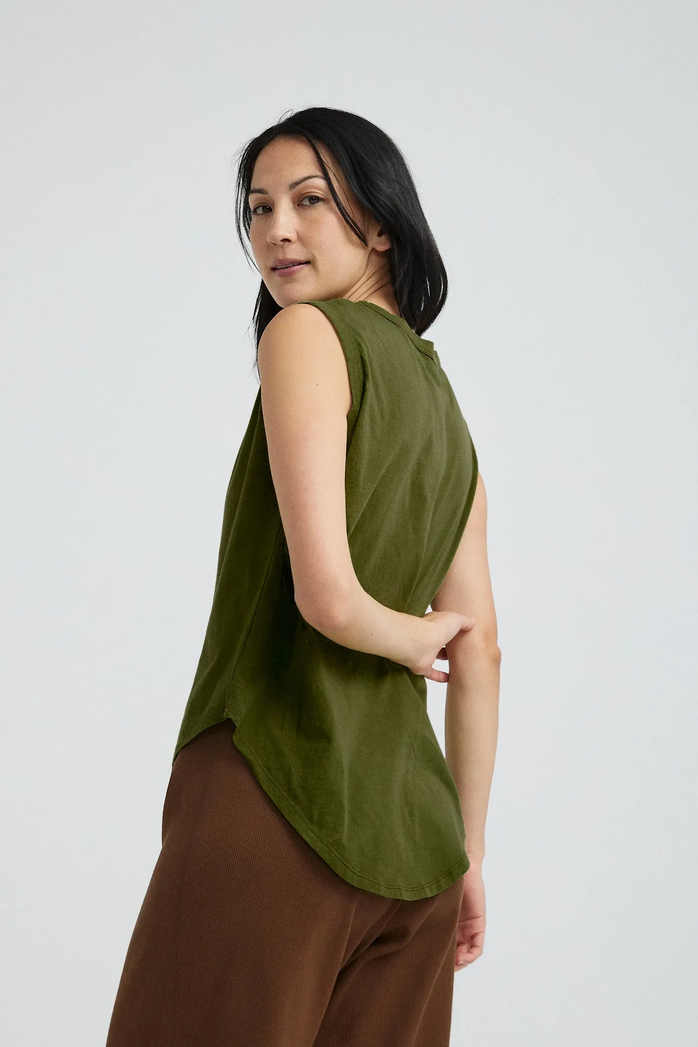 Organic Boxy Tank sold by Vege Threads product image thumbnail 2