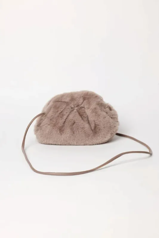 FAUX FUR CLUTCH sold by Velvet by Graham & Spencer