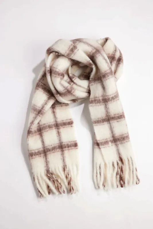 WARM WINDOW PLAID SCARF sold by Velvet by Graham & Spencer