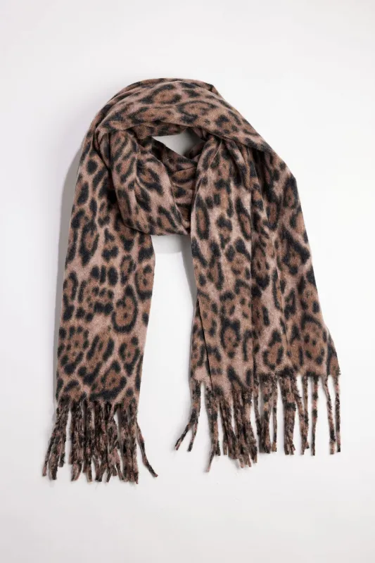 LEOPARD SCARF sold by Velvet by Graham & Spencer