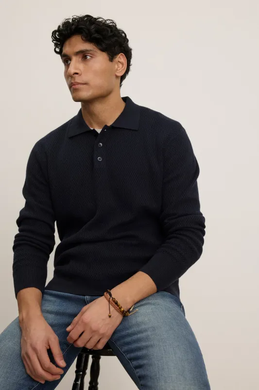 THALEN SWEATER POLO sold by Velvet by Graham & Spencer