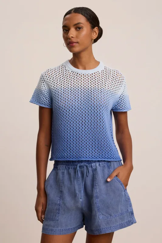 POPPY COTTON CASHMERE MESH SWEATER sold by Velvet by Graham & Spencer