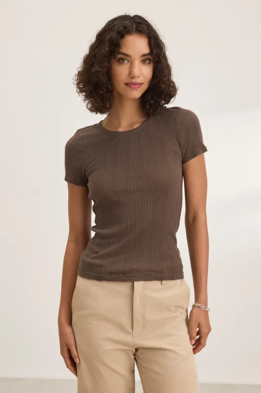 ENATI POINTELLE TEE sold by Velvet by Graham & Spencer