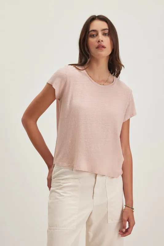 CASEY LINEN KNIT TEE sold by Velvet by Graham & Spencer