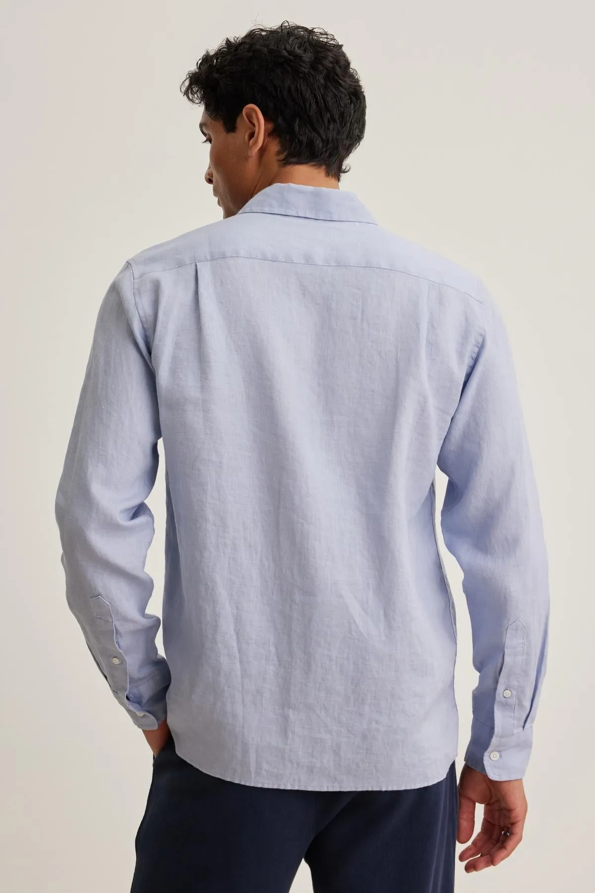CARUSO LINEN BUTTON-UP SHIRT sold by Velvet by Graham & Spencer product image thumbnail 4