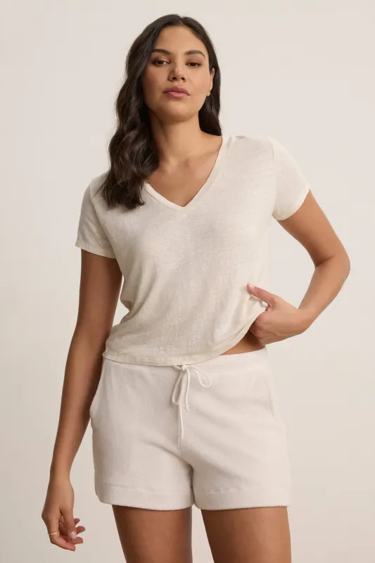 AMBER LINEN KNIT TEE sold by Velvet by Graham & Spencer