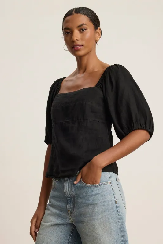 OLIVIA LINEN TOP sold by Velvet by Graham & Spencer