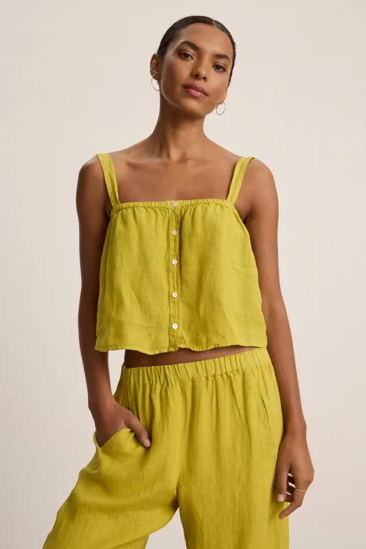 QUIN LINEN TANK TOP sold by Velvet by Graham & Spencer