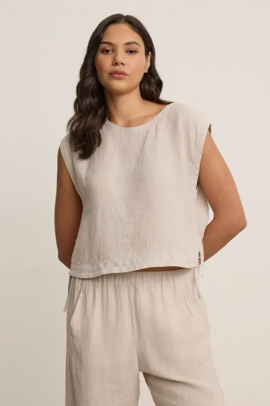 TAVIA LINEN TOP made by Velvet by Graham & Spencer