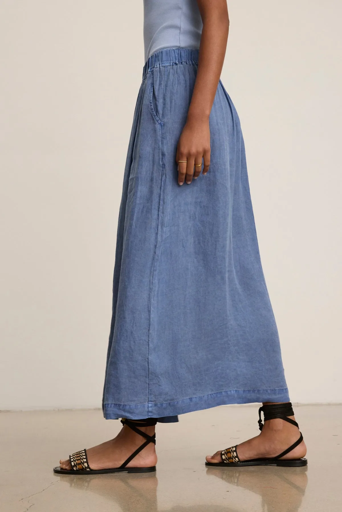 LINDA LINEN SKIRT sold by Velvet by Graham & Spencer product image thumbnail 3