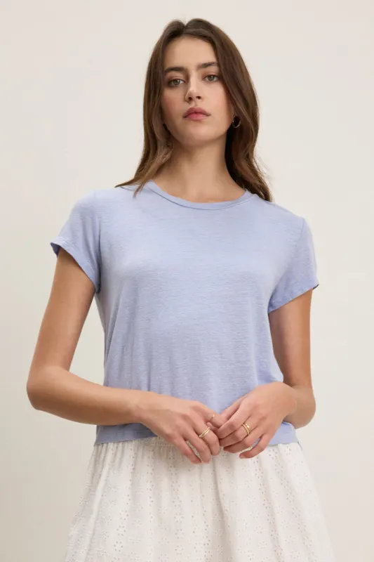 CASEY LINEN KNIT TEE sold by Velvet by Graham & Spencer