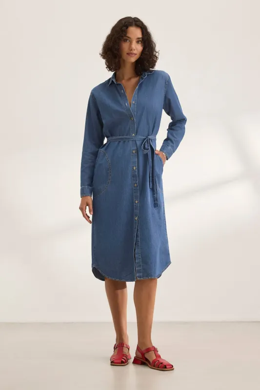 IZMIR CHAMBRAY DRESS sold by Velvet by Graham & Spencer
