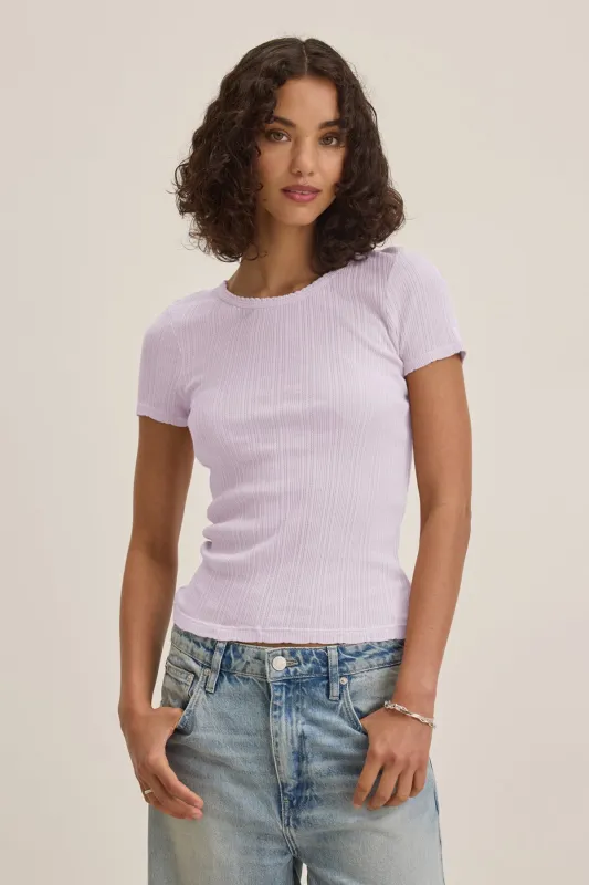 ENATI POINTELLE TEE sold by Velvet by Graham & Spencer