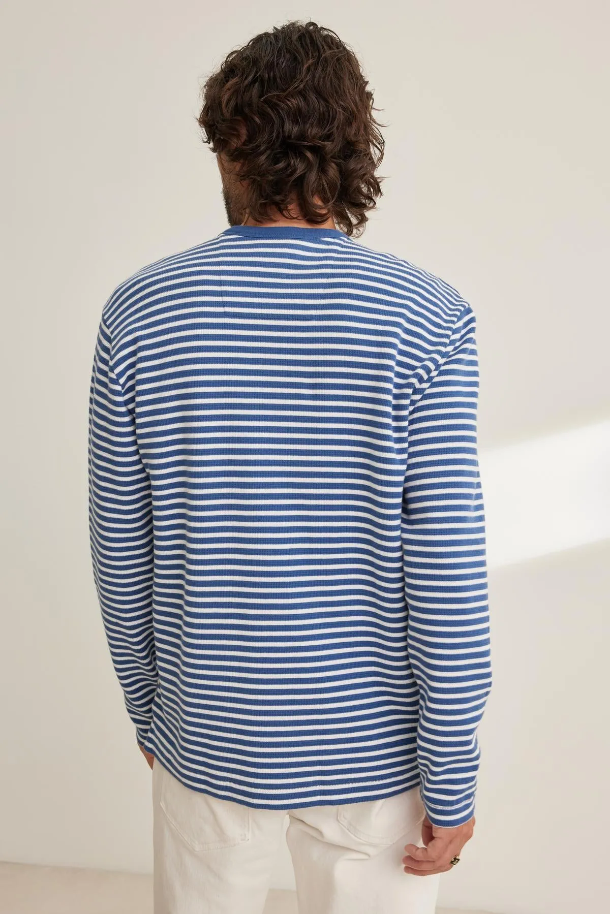 HARLAN THERMAL STRIPED CREW sold by Velvet by Graham & Spencer product image thumbnail 3