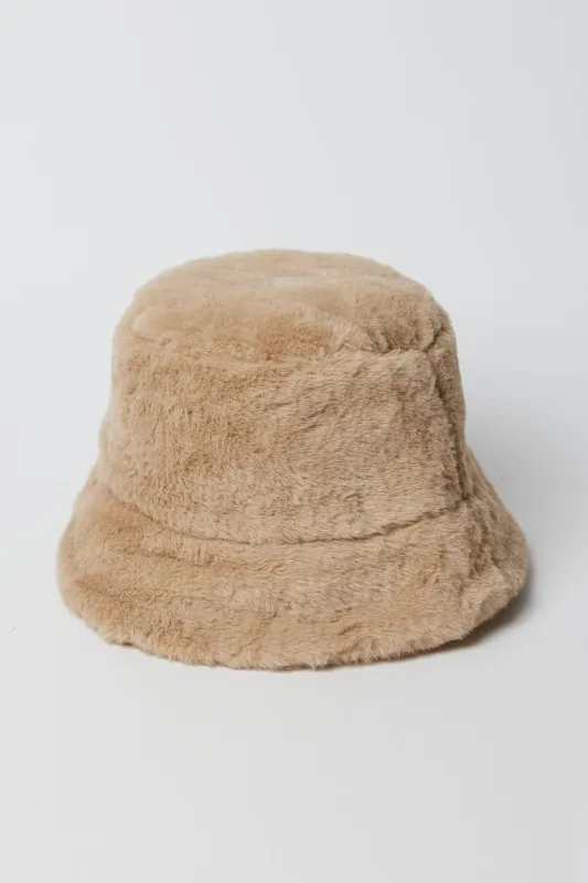 FAUX FUR BUCKET HAT sold by Velvet by Graham & Spencer