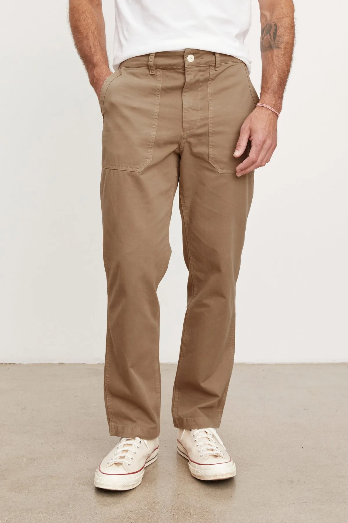 TOBY SANDED TWILL PANT sold by Velvet by Graham & Spencer