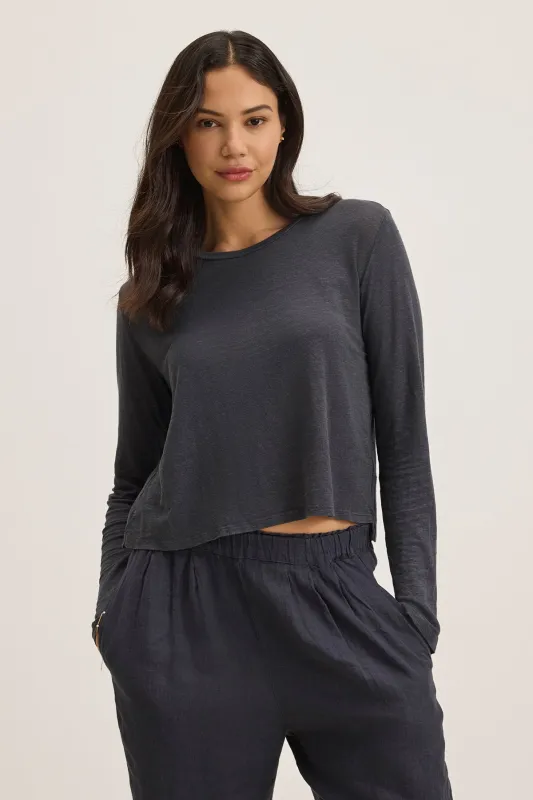 KARA LINEN KNIT TEE sold by Velvet by Graham & Spencer
