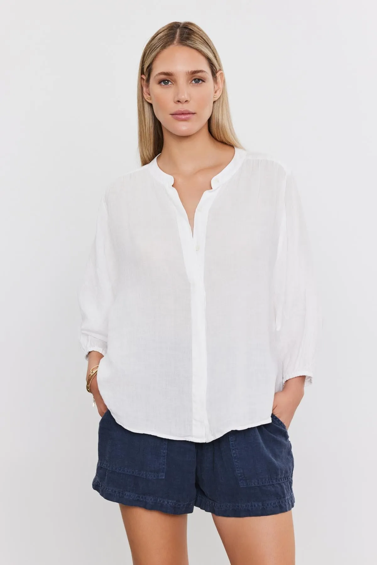 AVIS LINEN TOP sold by Velvet by Graham & Spencer