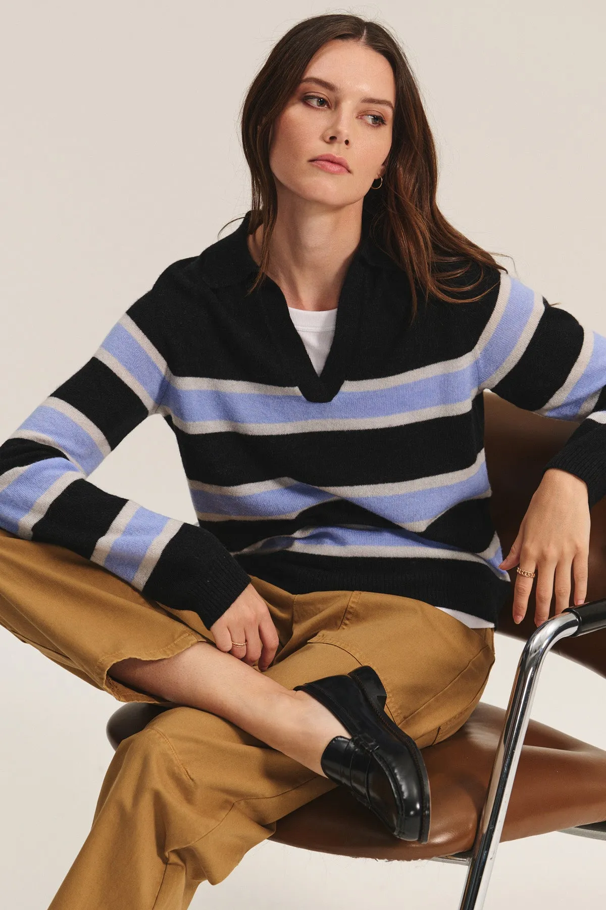 EVERLAKE SWEATER POLO sold by Velvet by Graham & Spencer
