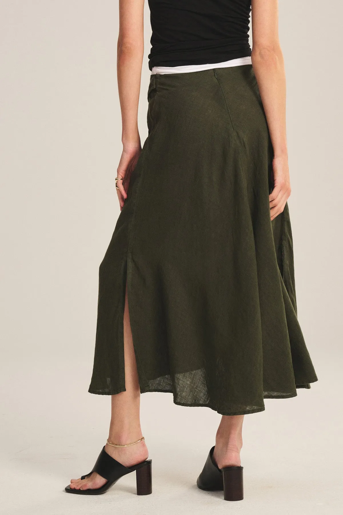 MALINA LINEN SKIRT sold by Velvet by Graham & Spencer product image thumbnail 4