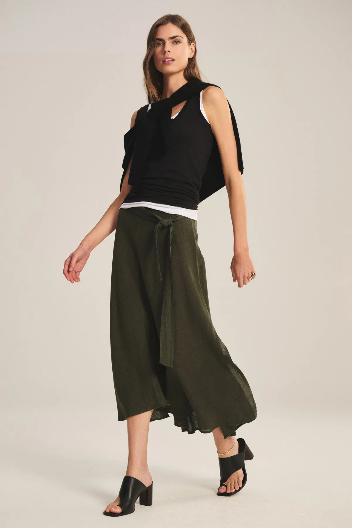 MALINA LINEN SKIRT sold by Velvet by Graham & Spencer