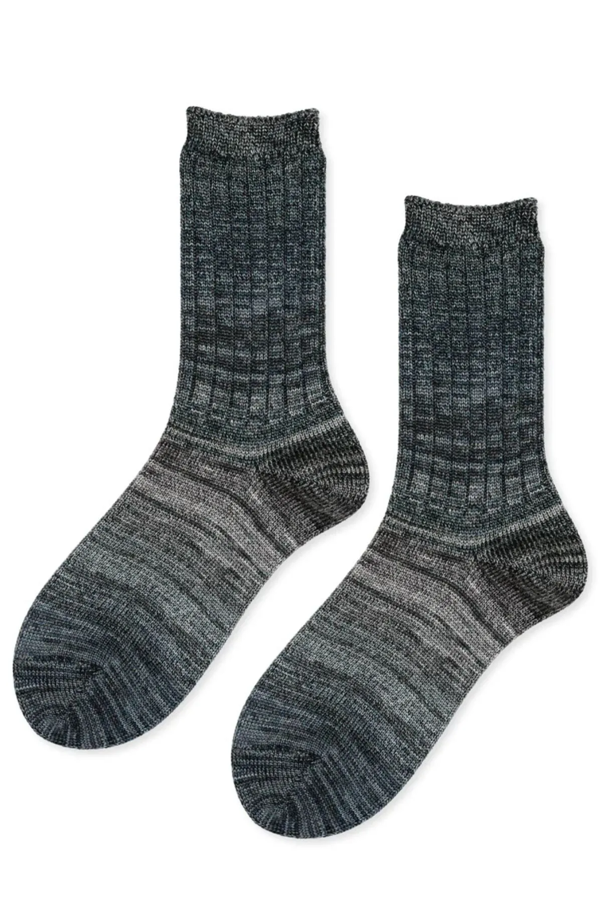 COSMIC SPACE DYE MEN'S CREW SOCKS BY HANSEL FROM BASEL sold by Velvet by Graham & Spencer