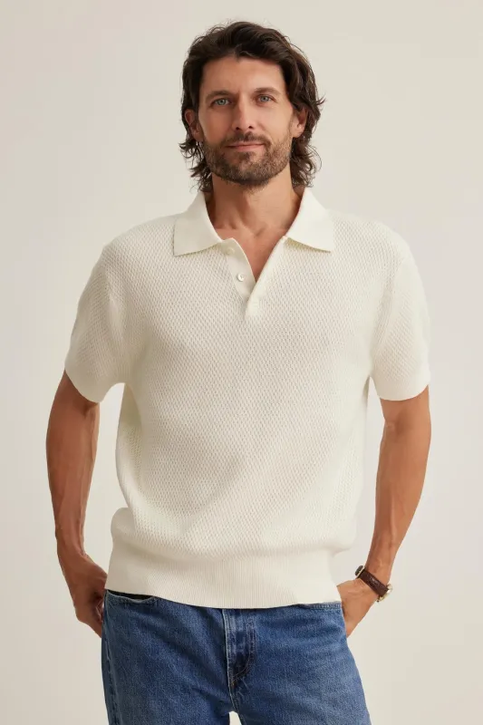 LOWELL SWEATER POLO made by Velvet by Graham & Spencer