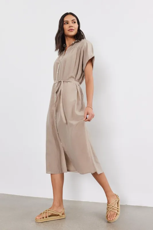 MARLA SILK COTTON VOILE DRESS sold by Velvet by Graham & Spencer