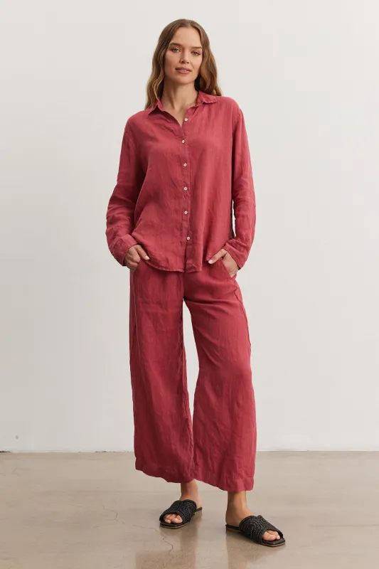 LOLA LINEN PANT made by Velvet by Graham & Spencer