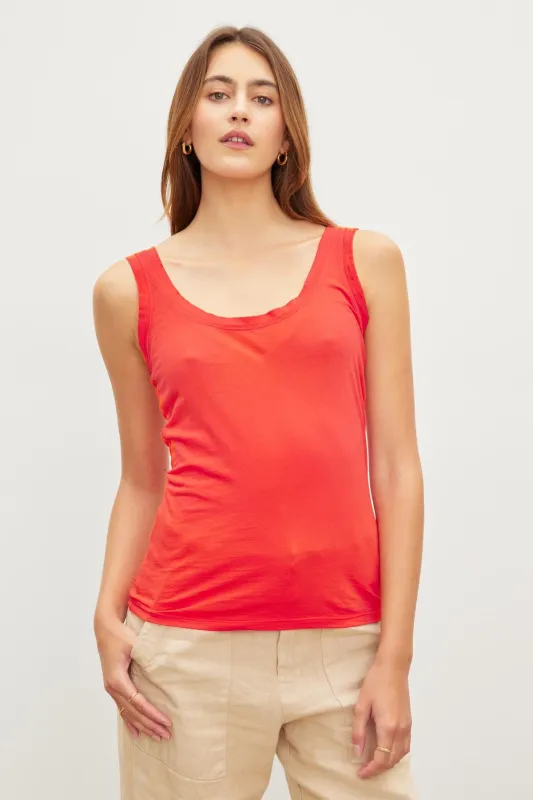MOSSY TANK TOP made by Velvet by Graham & Spencer