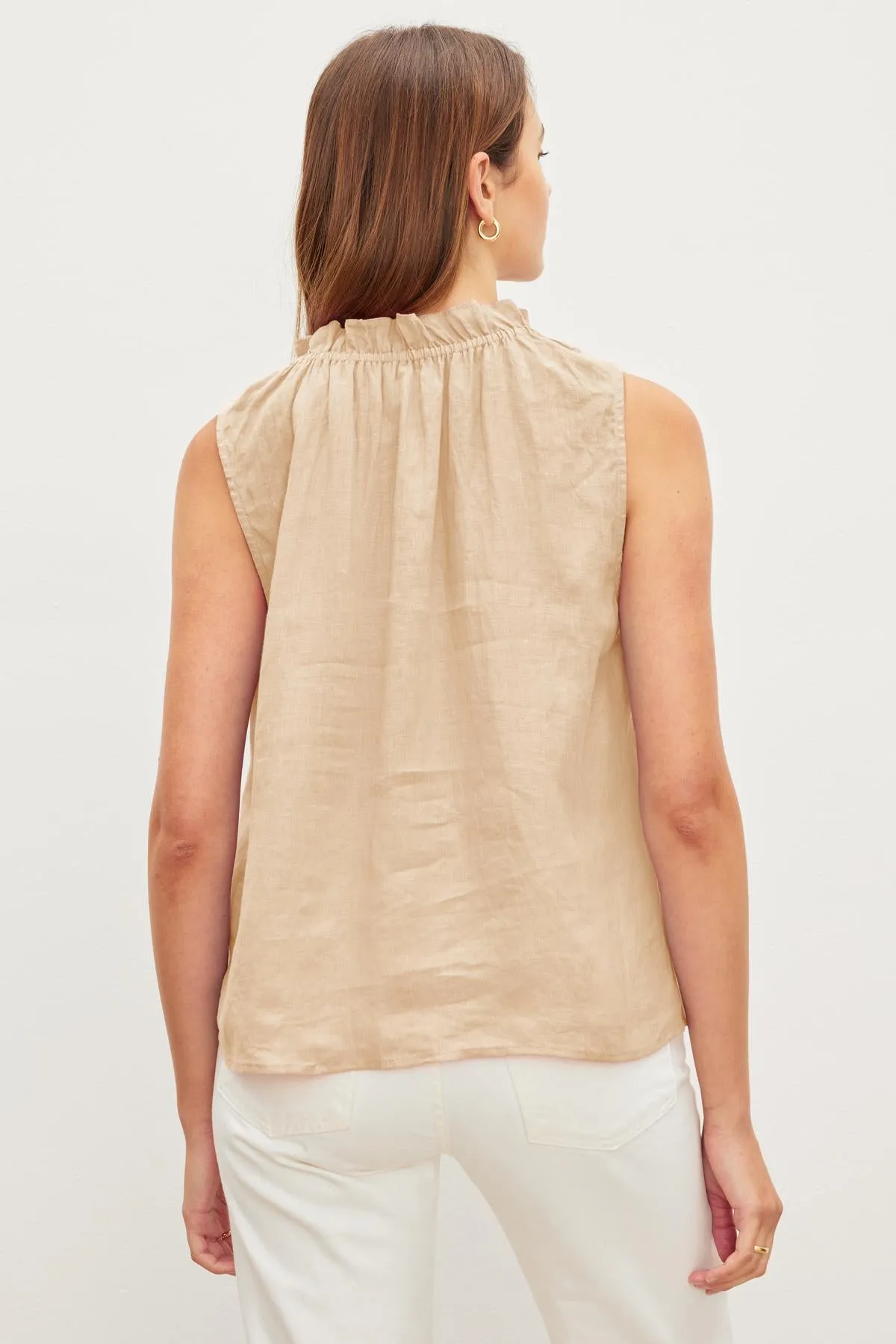 MASIE LINEN TANK TOP sold by Velvet by Graham & Spencer product image thumbnail 5