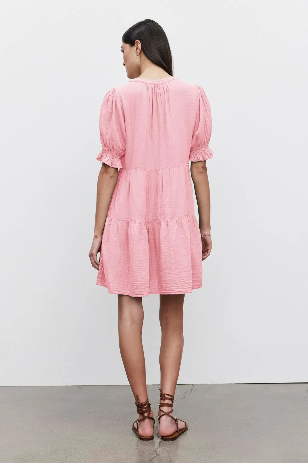 CLARISSA COTTON GAUZE TIERED DRESS sold by Velvet by Graham & Spencer product image thumbnail 3