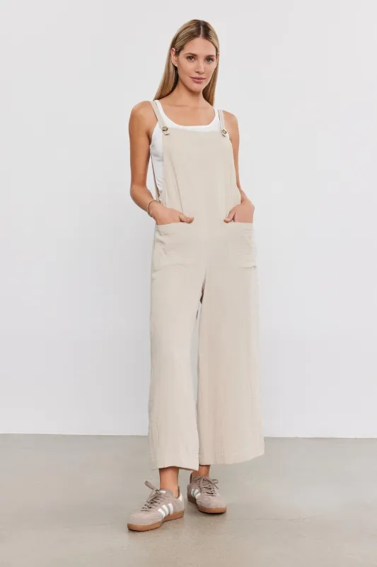 EVERLEE COTTON GAUZE JUMPSUIT made by Velvet by Graham & Spencer