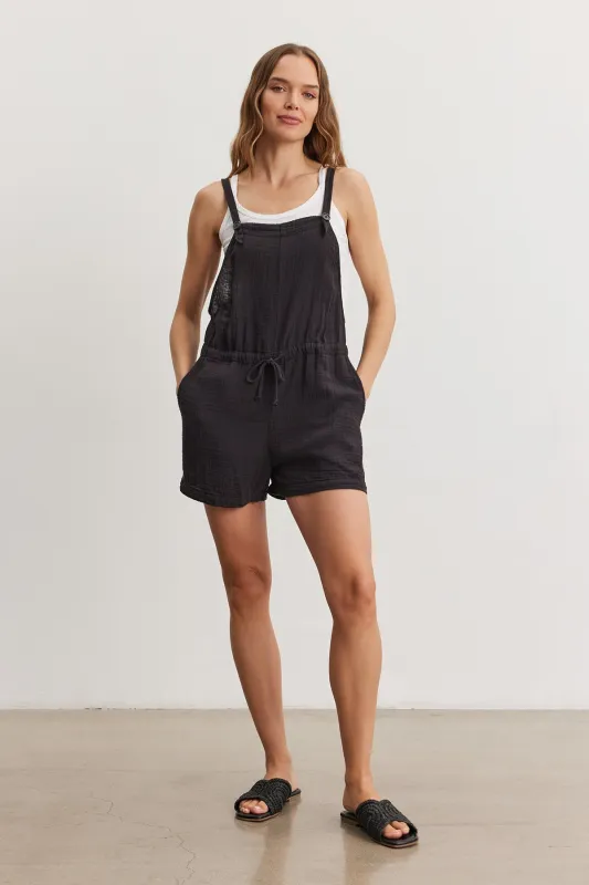 CYNDEE COTTON GAUZE ROMPER sold by Velvet by Graham & Spencer