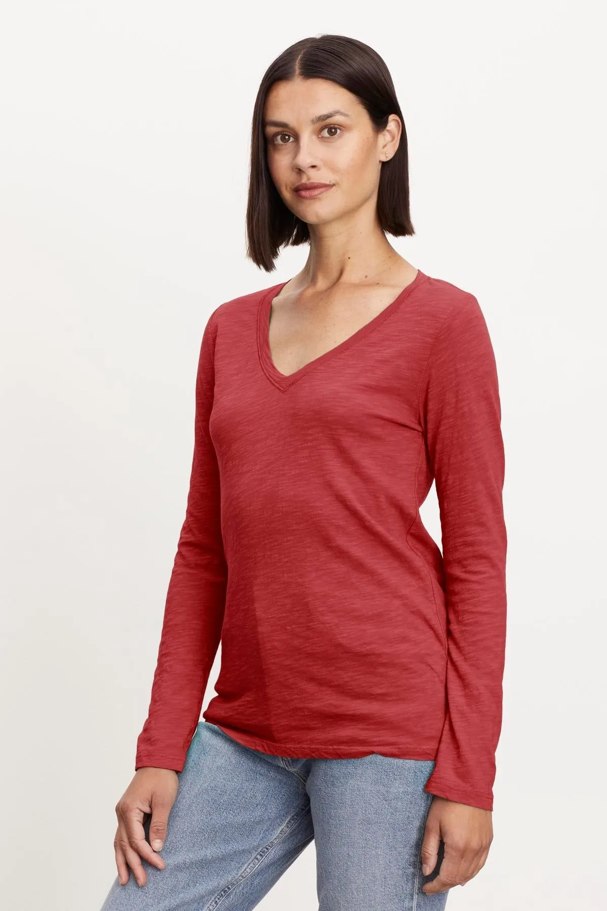 BLAIRE ORIGINAL SLUB TEE sold by Velvet by Graham & Spencer product image thumbnail 2