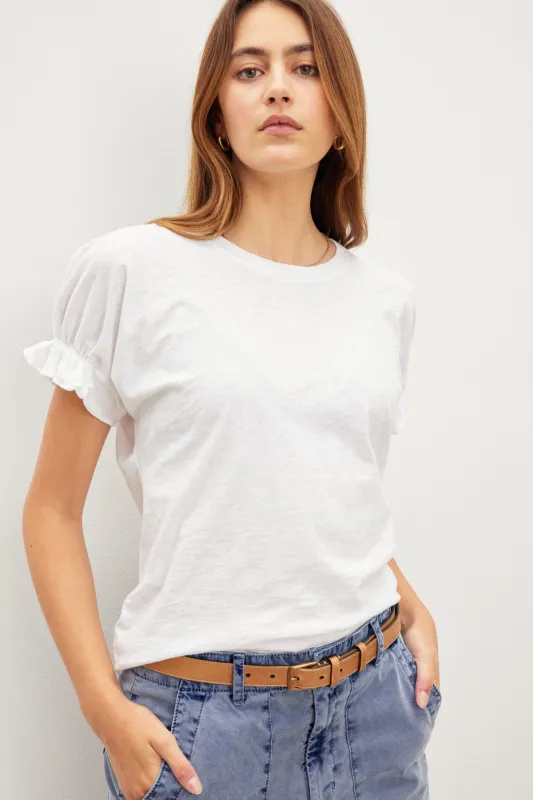 MIMI CREW NECK TEE sold by Velvet by Graham & Spencer