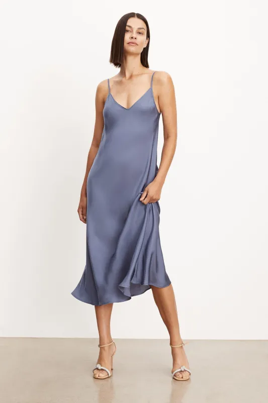 POPPY SATIN SLIP DRESS sold by Velvet by Graham & Spencer