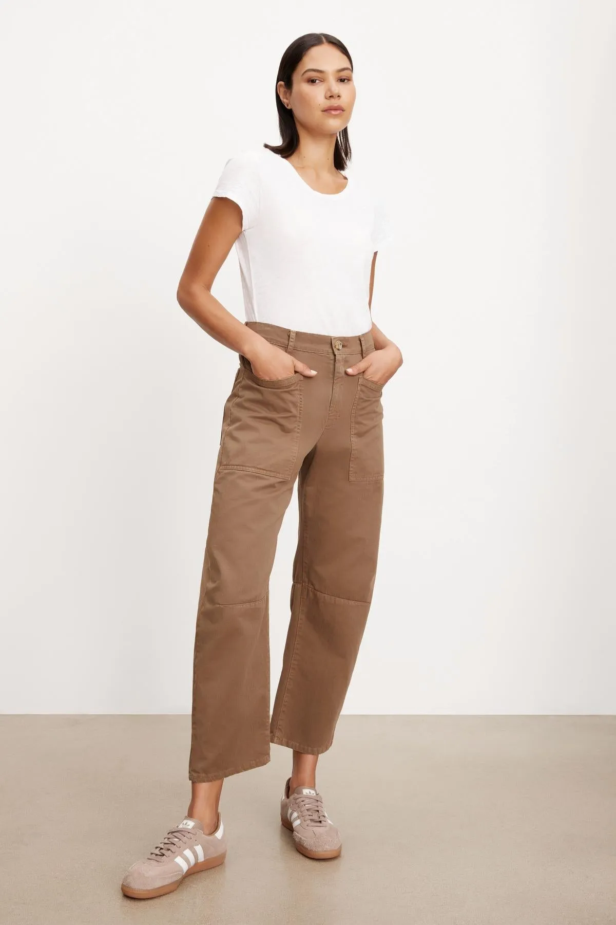 BRYLIE SANDED TWILL UTILITY PANT sold by Velvet by Graham & Spencer