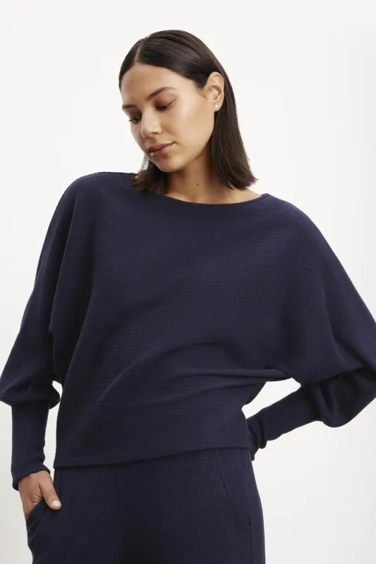 MACKAY BRUSHED RIB TOP sold by Velvet by Graham & Spencer