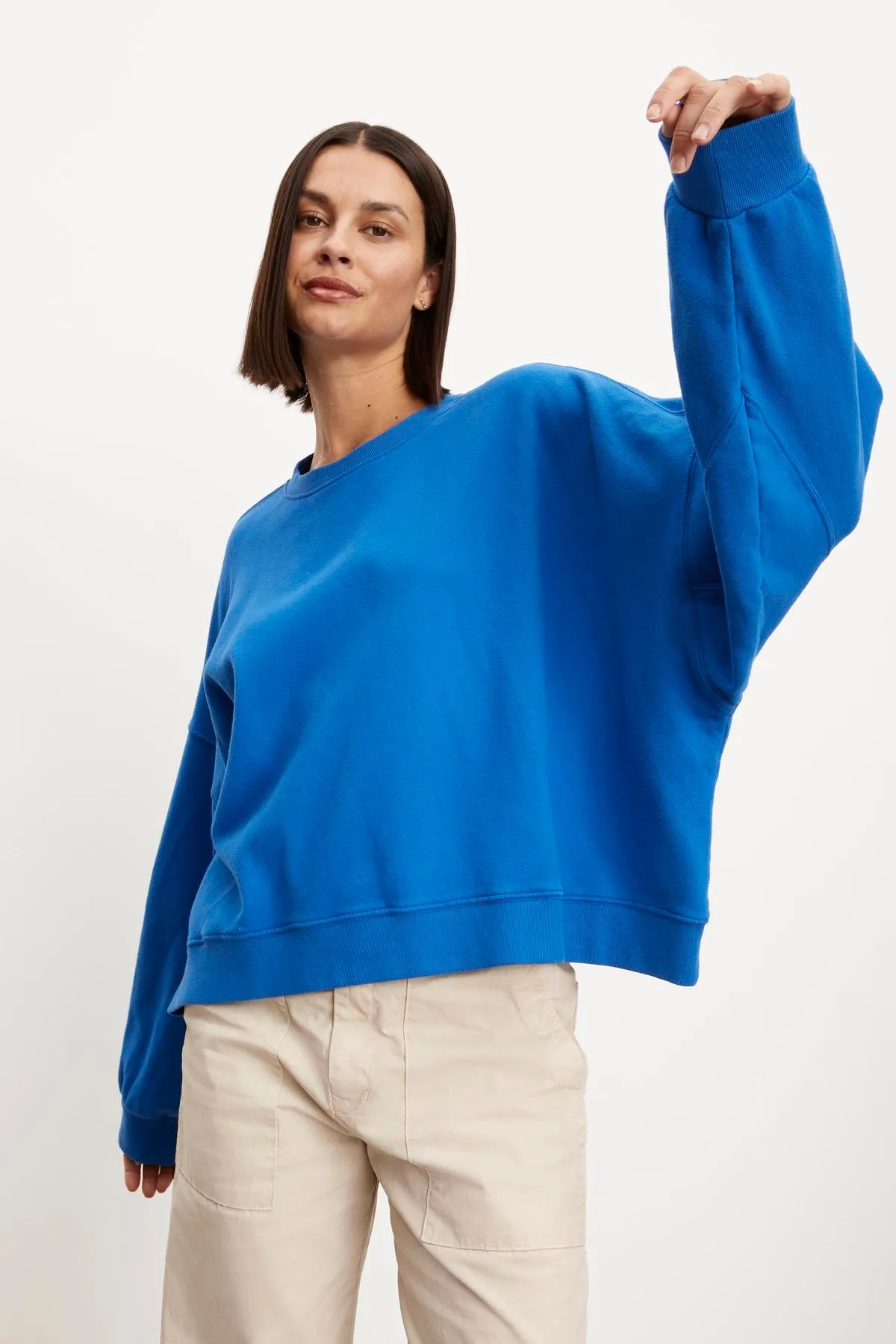 MARGOT OVERSIZED SWEATSHIRT sold by Velvet by Graham & Spencer product image thumbnail 2