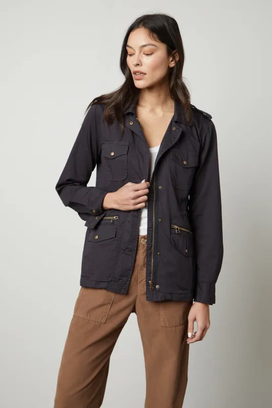 RUBY LIGHT-WEIGHT ARMY JACKET made by Velvet by Graham & Spencer