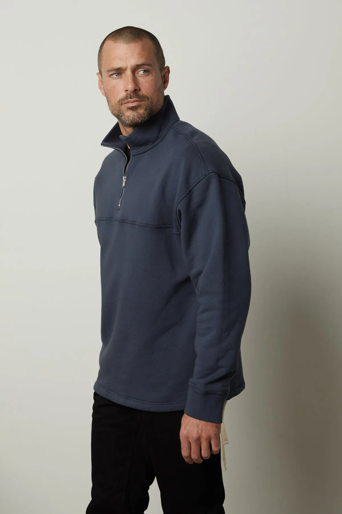 BOSCO QUARTER-ZIP SWEATSHIRT sold by Velvet by Graham & Spencer product image thumbnail 2